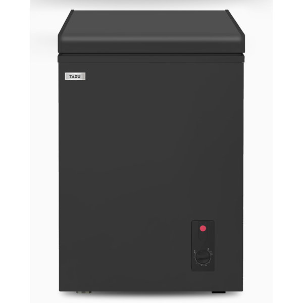 TABU 3.5 Cubic Feet Chest Freezer with Adjustable Temperature Controls